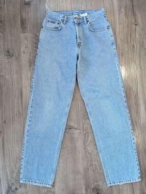 Vintage Calvin Klein Women's Straight Leg Mom Jeans Stone Wash 100% Denim
